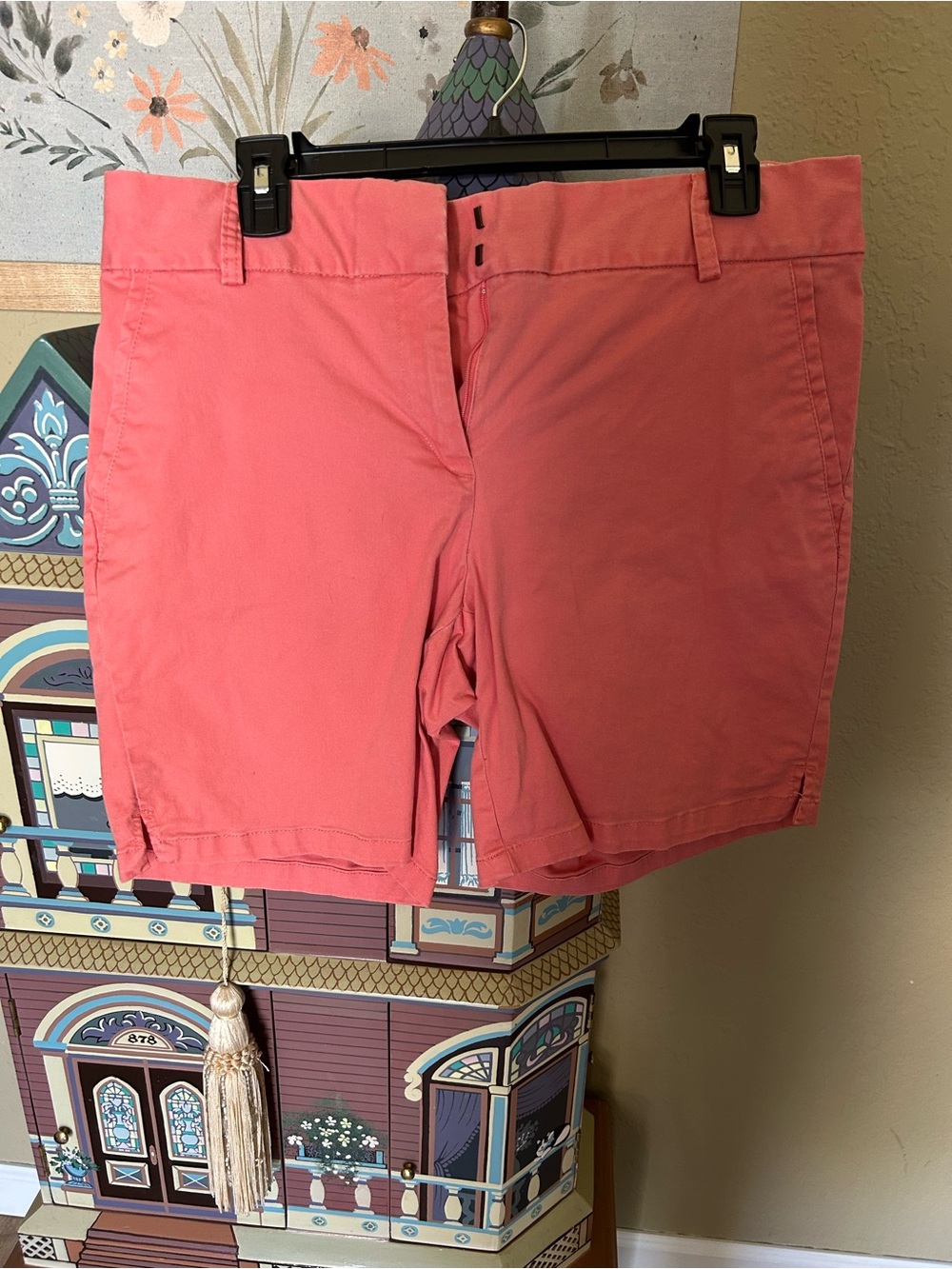 LOFT Coral Bermuda Shorts
